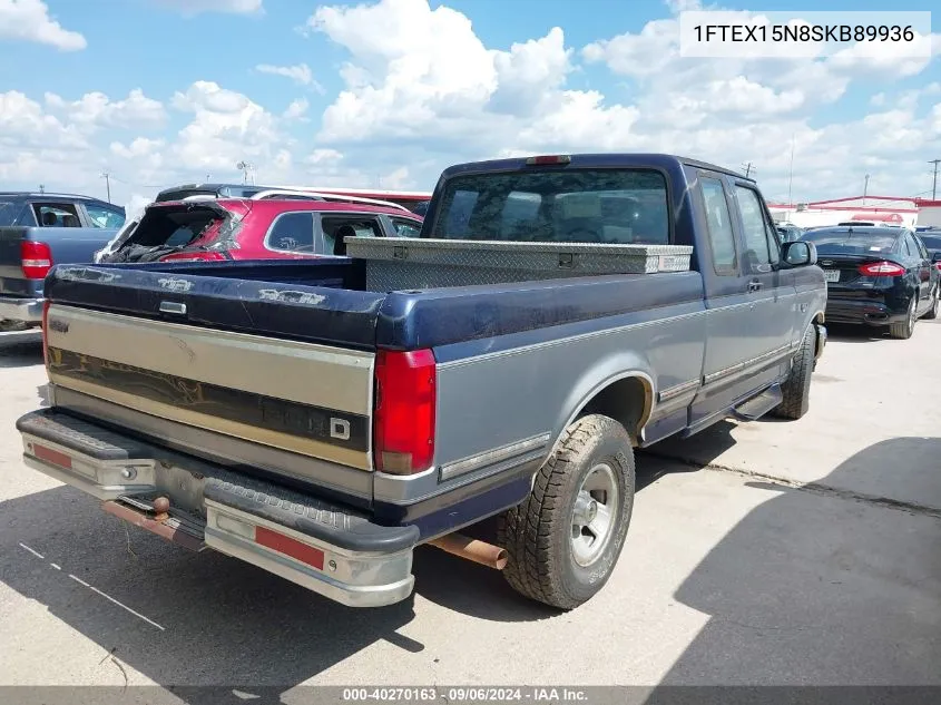 1995 Ford F150 VIN: 1FTEX15N8SKB89936 Lot: 40270163