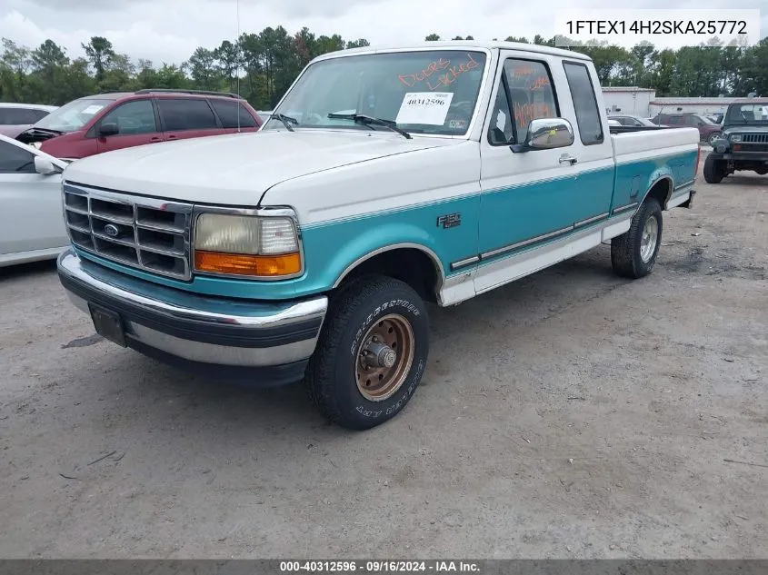 1995 Ford F150 VIN: 1FTEX14H2SKA25772 Lot: 40312596