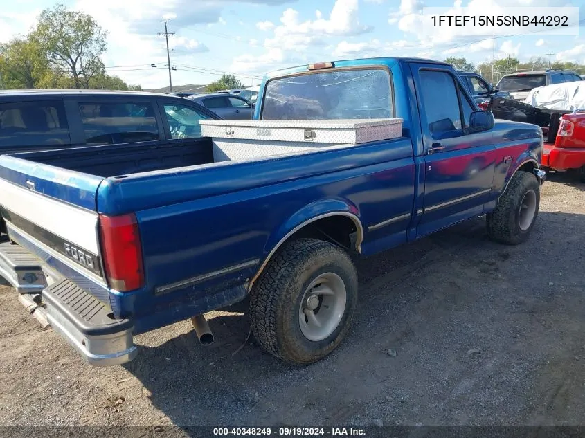 1995 Ford F150 VIN: 1FTEF15N5SNB44292 Lot: 40348249