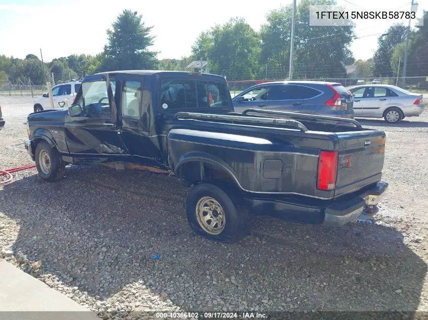 1995 Ford F150 VIN: 1FTEX15N8SKB58783 Lot: 40366102