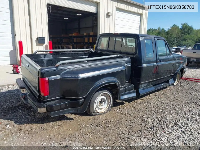 1995 Ford F150 VIN: 1FTEX15N8SKB58783 Lot: 40366102