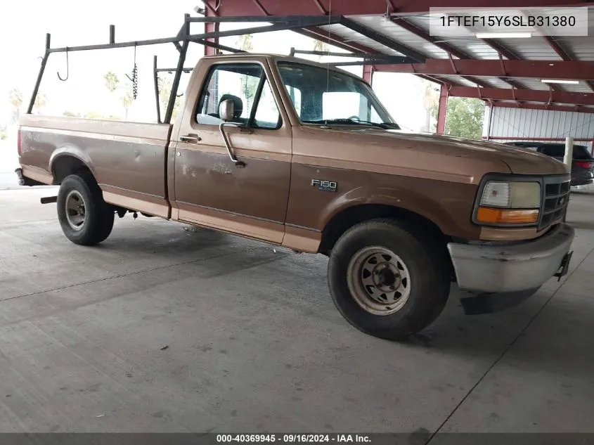 1995 Ford F150 VIN: 1FTEF15Y6SLB31380 Lot: 40369945