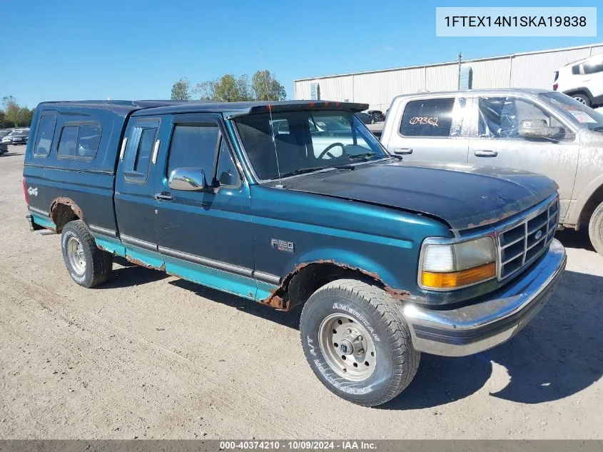 1995 Ford F150 VIN: 1FTEX14N1SKA19838 Lot: 40374210