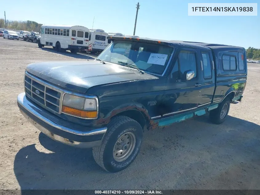 1995 Ford F150 VIN: 1FTEX14N1SKA19838 Lot: 40374210