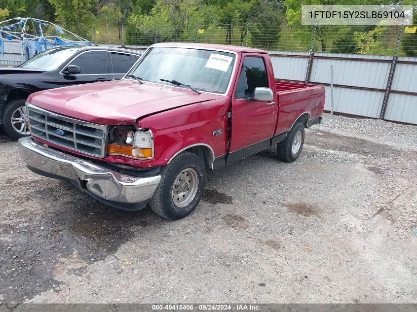 1995 Ford F150 VIN: 1FTDF15Y2SLB69104 Lot: 40415406