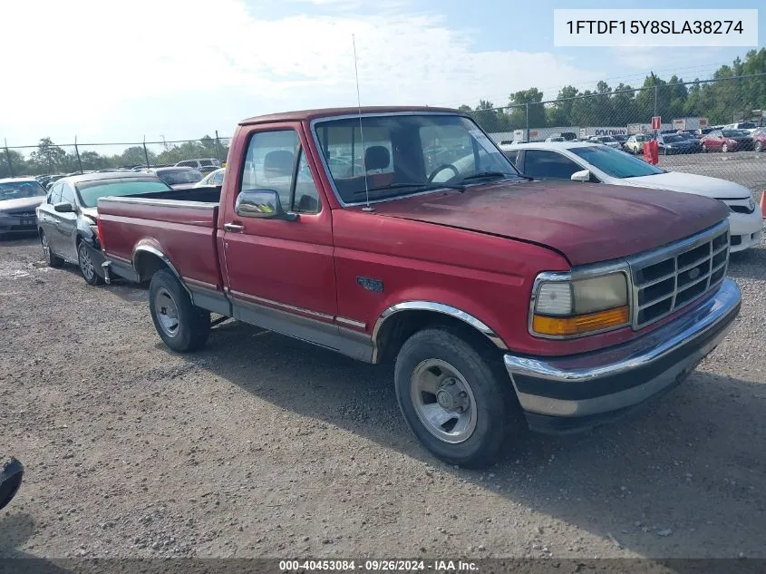 1995 Ford F150 VIN: 1FTDF15Y8SLA38274 Lot: 40453084