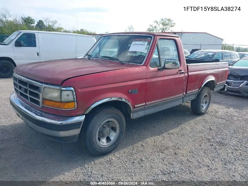 1995 Ford F150 VIN: 1FTDF15Y8SLA38274 Lot: 40453084