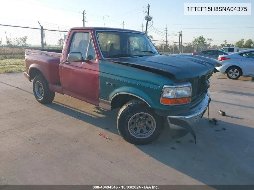 1995 Ford F150 VIN: 1FTEF15H8SNA04375 Lot: 40494546