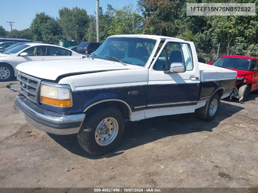 1995 Ford F150 VIN: 1FTEF15N7SNB52832 Lot: 40527496