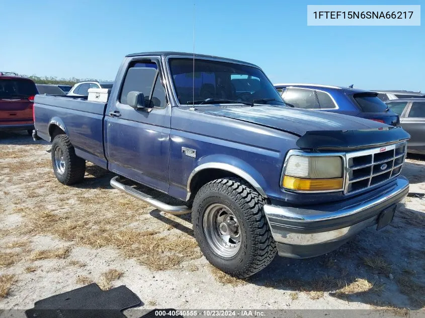 1995 Ford F150 VIN: 1FTEF15N6SNA66217 Lot: 40540555