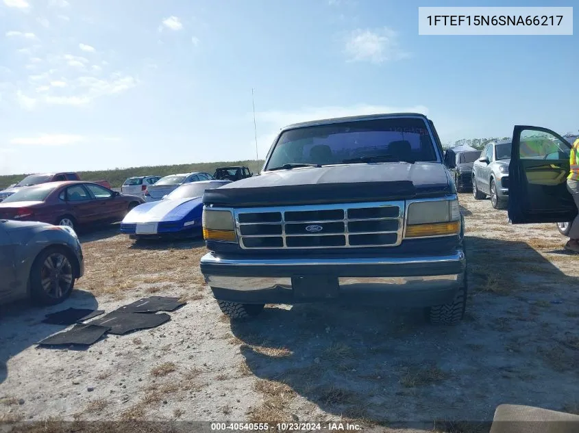 1995 Ford F150 VIN: 1FTEF15N6SNA66217 Lot: 40540555