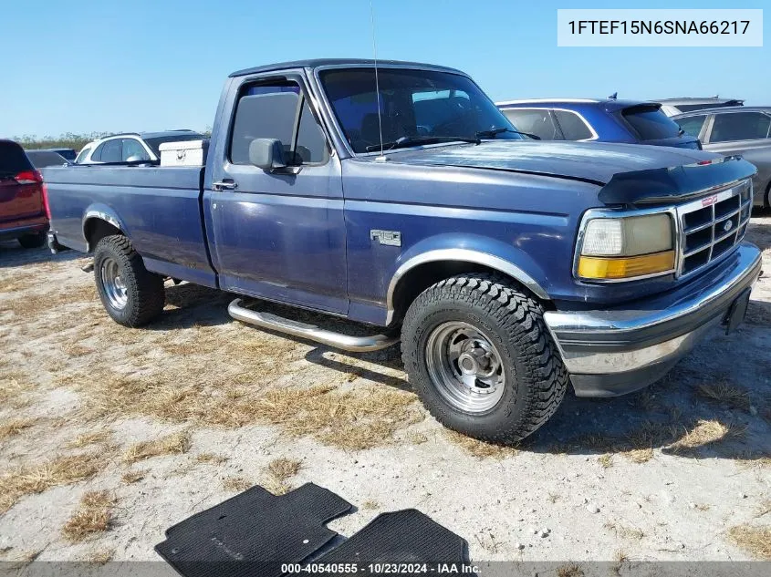 1995 Ford F150 VIN: 1FTEF15N6SNA66217 Lot: 40540555