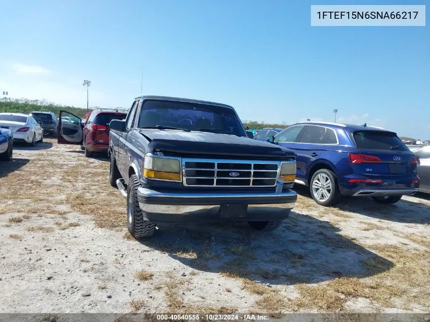 1995 Ford F150 VIN: 1FTEF15N6SNA66217 Lot: 40540555