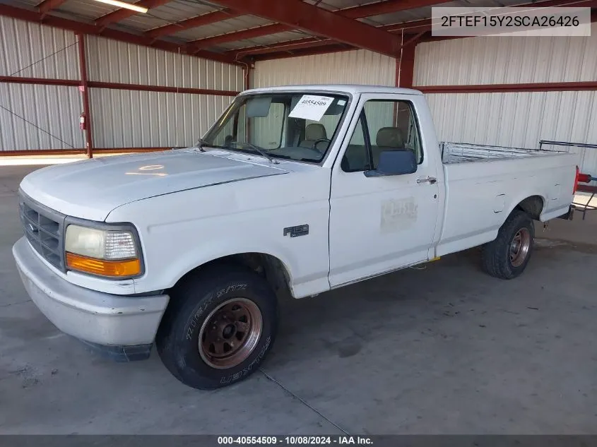 1995 Ford F150 VIN: 2FTEF15Y2SCA26426 Lot: 40554509