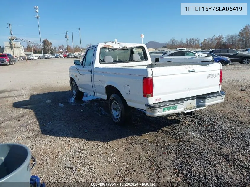 1995 Ford F150 VIN: 1FTEF15Y7SLA06419 Lot: 40677964