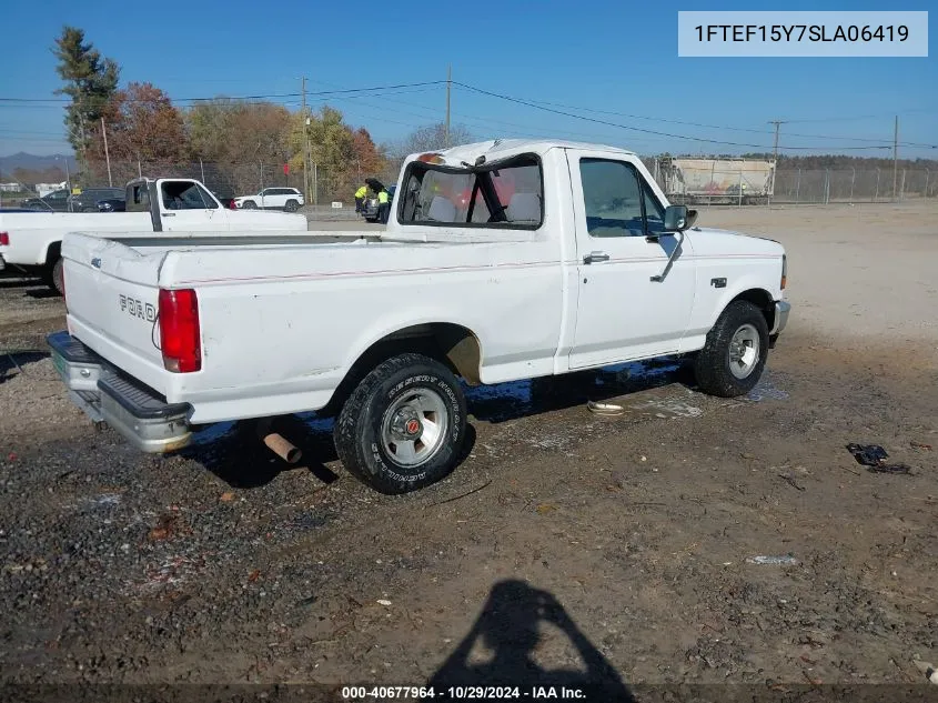 1995 Ford F150 VIN: 1FTEF15Y7SLA06419 Lot: 40677964