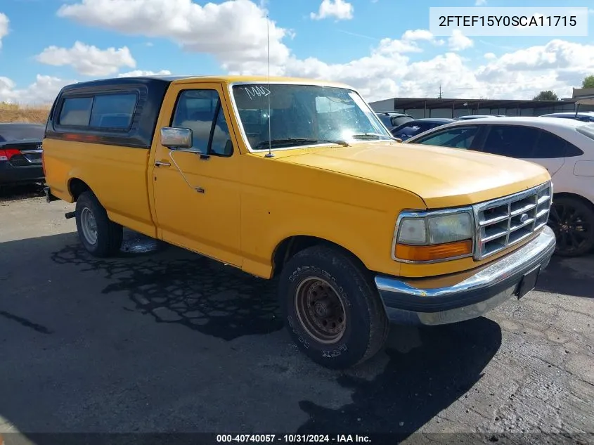 1995 Ford F150 VIN: 2FTEF15Y0SCA11715 Lot: 40740057