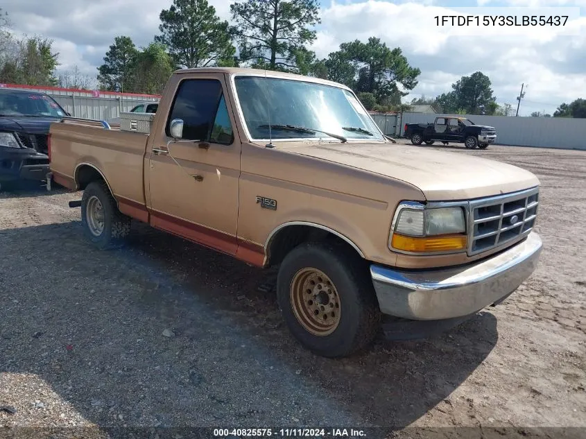 1995 Ford F150 VIN: 1FTDF15Y3SLB55437 Lot: 40825575