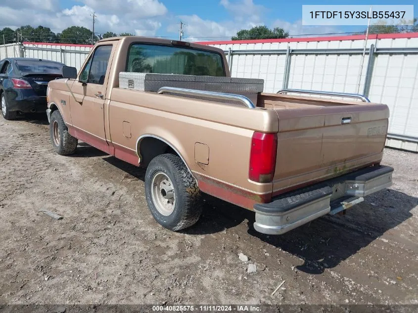 1995 Ford F150 VIN: 1FTDF15Y3SLB55437 Lot: 40825575