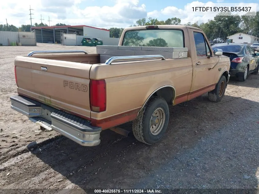 1995 Ford F150 VIN: 1FTDF15Y3SLB55437 Lot: 40825575