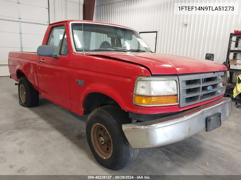 1996 Ford F150 VIN: 1FTEF14N9TLA51273 Lot: 40238127