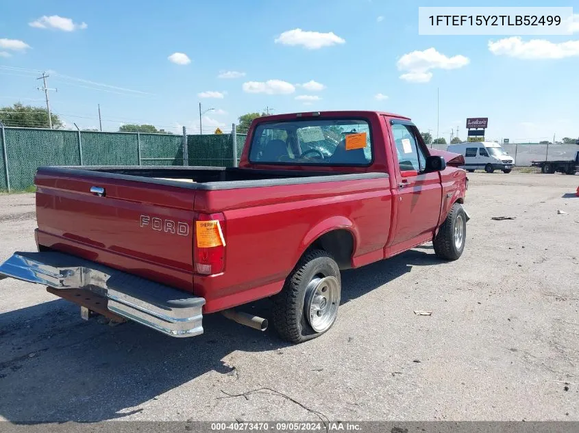 1996 Ford F150 VIN: 1FTEF15Y2TLB52499 Lot: 40273470