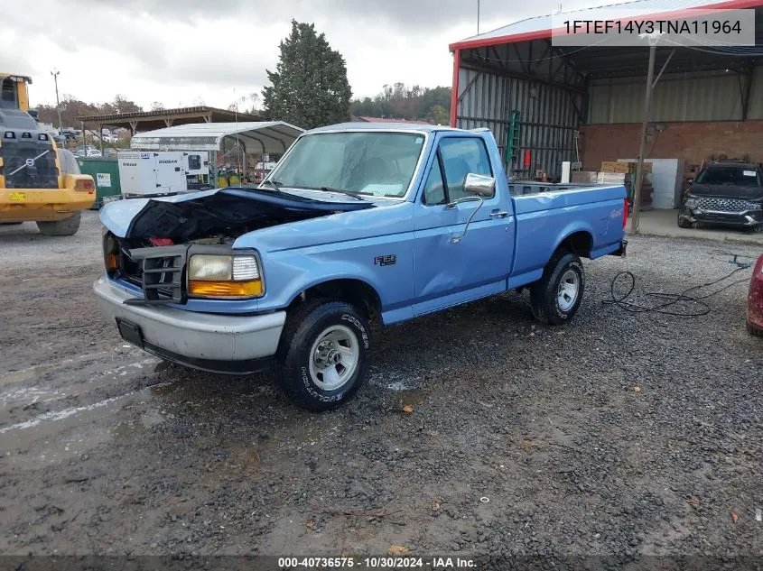 1996 Ford F150 VIN: 1FTEF14Y3TNA11964 Lot: 40736575