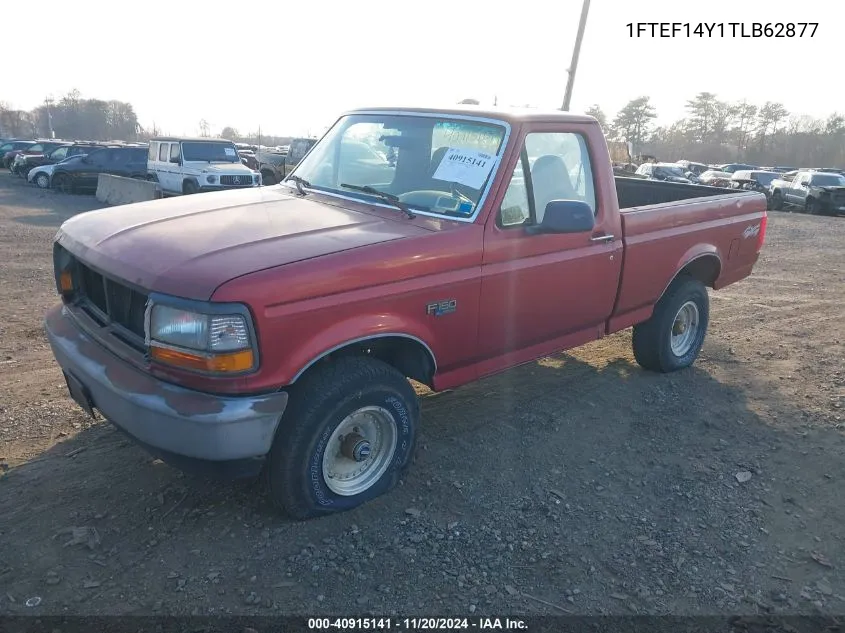 1996 Ford F150 VIN: 1FTEF14Y1TLB62877 Lot: 40915141