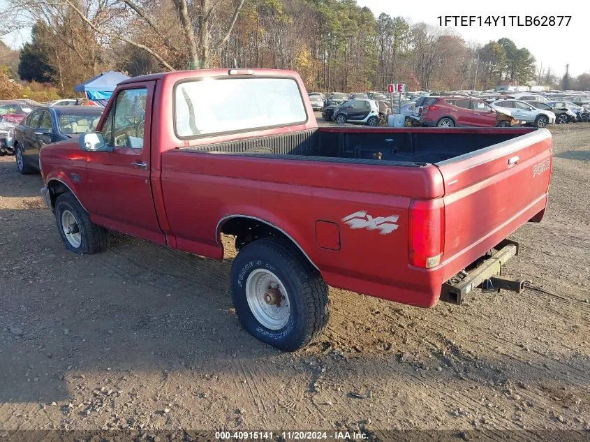 1996 Ford F150 VIN: 1FTEF14Y1TLB62877 Lot: 40915141