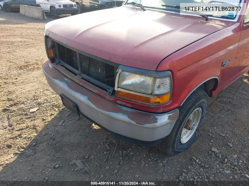 1996 Ford F150 VIN: 1FTEF14Y1TLB62877 Lot: 40915141