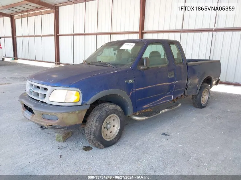 1997 Ford F-150 Lariat/Xl/Xlt VIN: 1FTDX1865VNA05359 Lot: 39734249