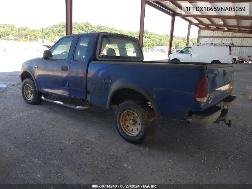 1997 Ford F-150 Lariat/Xl/Xlt VIN: 1FTDX1865VNA05359 Lot: 39734249