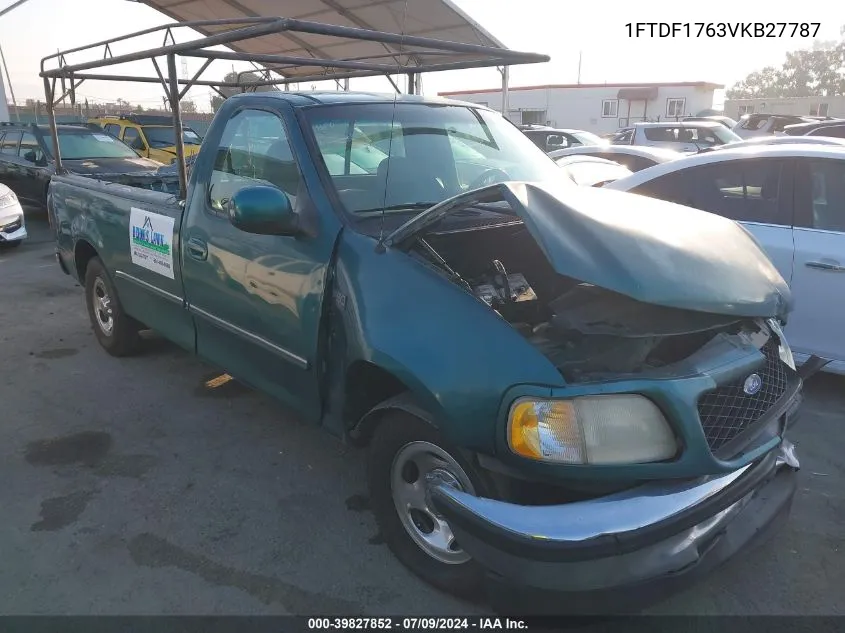 1997 Ford F-150 Lariat/Standard/Xl/Xlt VIN: 1FTDF1763VKB27787 Lot: 39827852