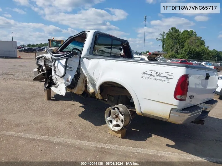 1997 Ford F-150 Lariat/Standard/Xl/Xlt VIN: 1FTDF18W7VNC65717 Lot: 40044138