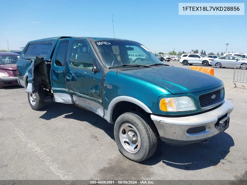 1997 Ford F-150 Lariat/Xl/Xlt VIN: 1FTEX18L7VKD28856 Lot: 40063991