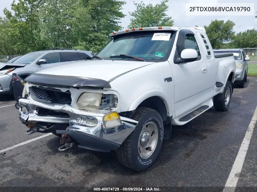 1997 Ford F-150 Lariat/Xl/Xlt VIN: 2FTDX0868VCA19790 Lot: 40074729