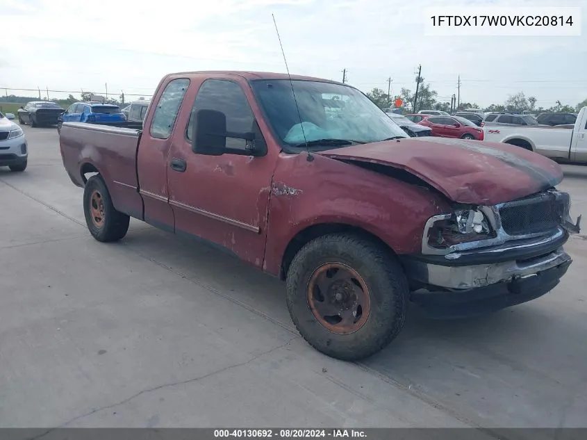 1997 Ford F-150 VIN: 1FTDX17W0VKC20814 Lot: 40130692