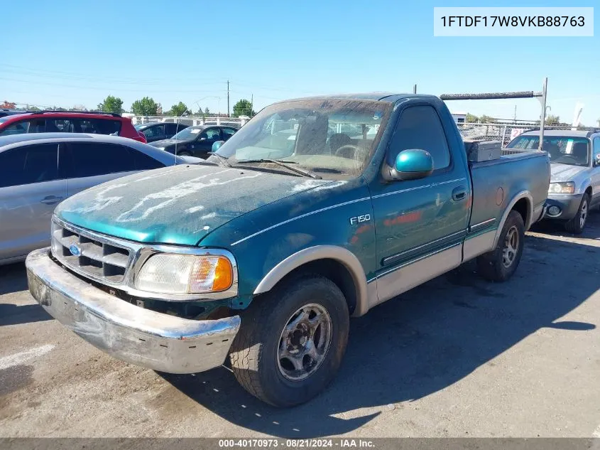 1997 Ford F-150 Lariat/Standard/Xl/Xlt VIN: 1FTDF17W8VKB88763 Lot: 40170973