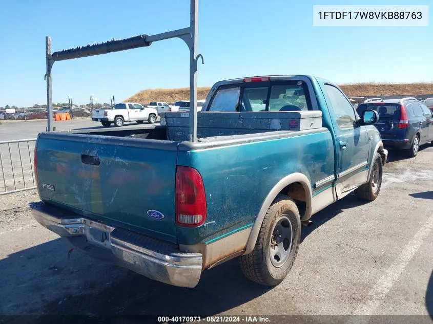 1997 Ford F-150 Lariat/Standard/Xl/Xlt VIN: 1FTDF17W8VKB88763 Lot: 40170973