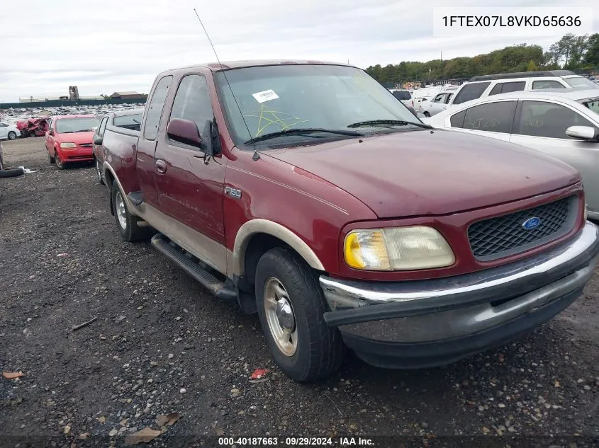 1997 Ford F-150 Lariat/Xl/Xlt VIN: 1FTEX07L8VKD65636 Lot: 40187663