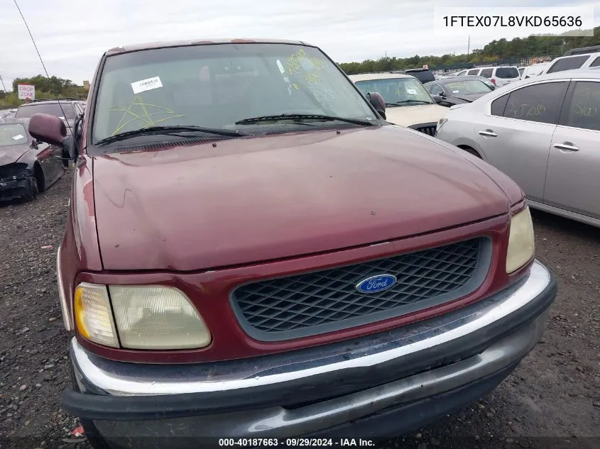 1997 Ford F-150 Lariat/Xl/Xlt VIN: 1FTEX07L8VKD65636 Lot: 40187663