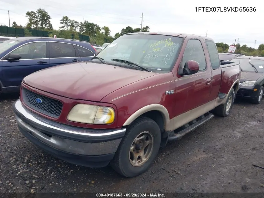 1997 Ford F-150 Lariat/Xl/Xlt VIN: 1FTEX07L8VKD65636 Lot: 40187663