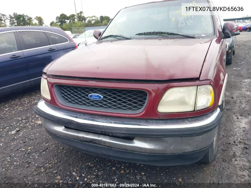 1997 Ford F-150 Lariat/Xl/Xlt VIN: 1FTEX07L8VKD65636 Lot: 40187663