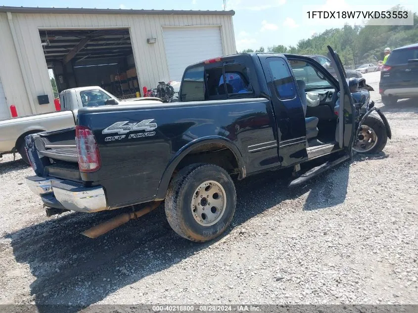 1997 Ford F-150 Lariat/Xl/Xlt VIN: 1FTDX18W7VKD53553 Lot: 40218800