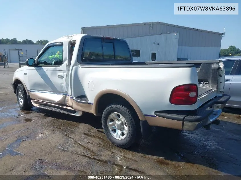 1997 Ford F-150 Lariat/Xl/Xlt VIN: 1FTDX07W8VKA63396 Lot: 40231465