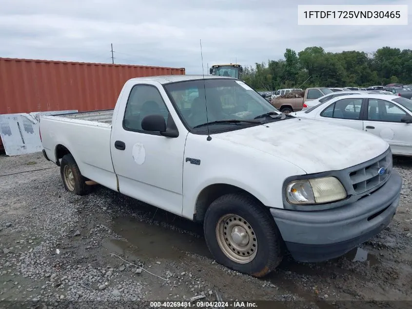 1997 Ford F-150 Standard/Xl/Xlt VIN: 1FTDF1725VND30465 Lot: 40269481