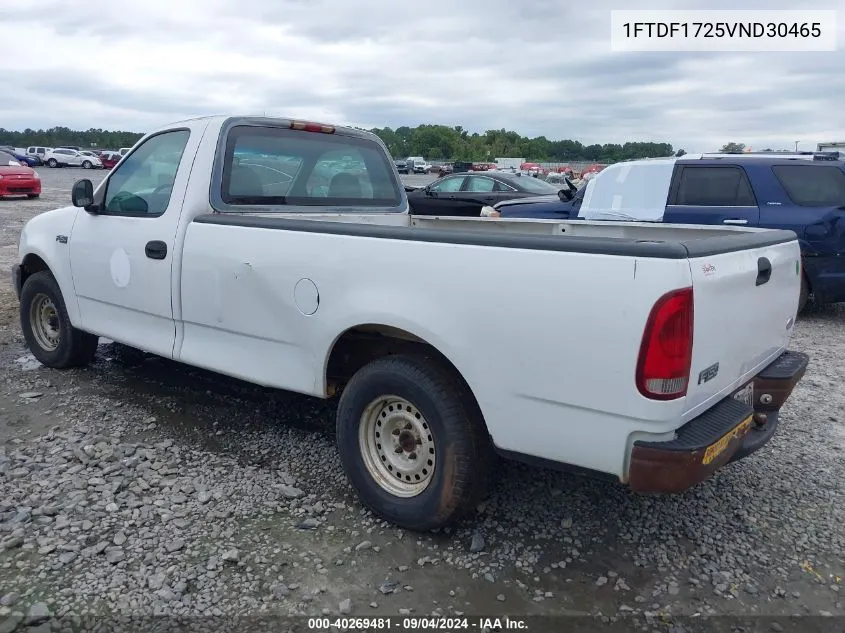 1997 Ford F-150 Standard/Xl/Xlt VIN: 1FTDF1725VND30465 Lot: 40269481