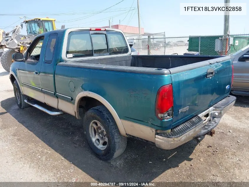 1997 Ford F-150 Lariat/Xl/Xlt VIN: 1FTEX18L3VKC52858 Lot: 40294787