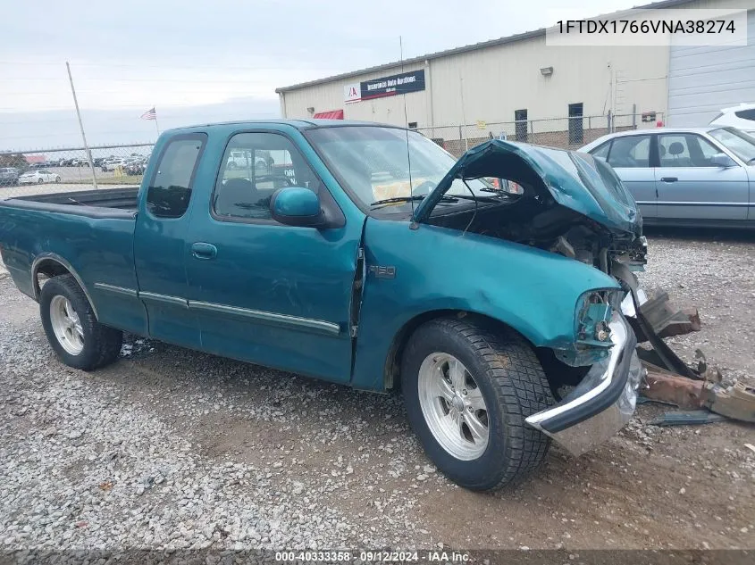 1997 Ford F-150 Lariat/Standard/Xl/Xlt VIN: 1FTDX1766VNA38274 Lot: 40333358