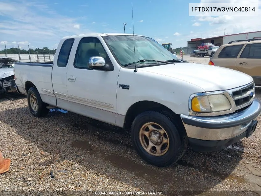 1997 Ford F-150 Lariat/Standard/Xl/Xlt VIN: 1FTDX17W3VNC40814 Lot: 40366679